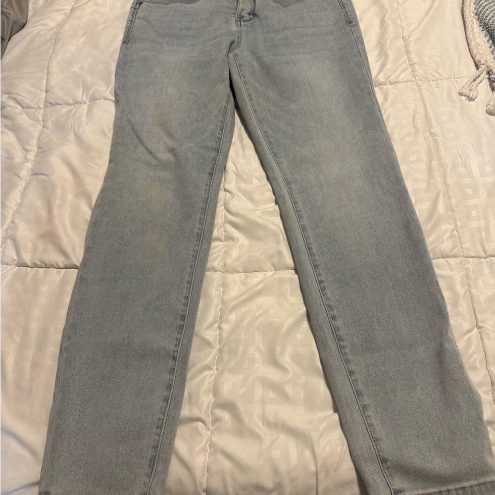 Frank Lyman Design Light Blue Straight Leg Jeans